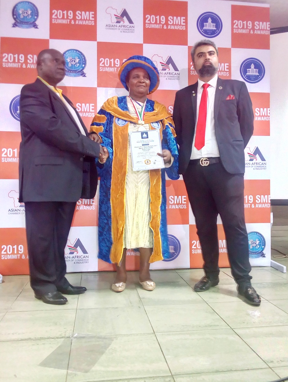dr-mrs-mabel-adekunbi-ajala-leaving-ceremony-with-honorary-doctoral-award-from-the-uet-during-2019-sme-summit-held-in-lagos-on-saturday-27-april-2019